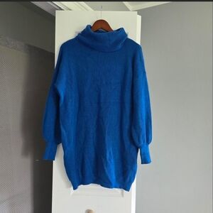 NWOT Lamiar Royal Blue Sweater Dress